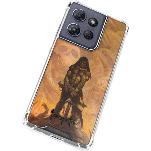 Barbarian by Frazetta Moto G 5G (2025) Clear Case